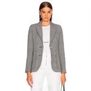 ✅ Smythe Blazer Portrait Neck in Prince Of Wales Plaid